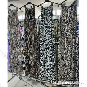 Šaty dlhé bez rukávu letné icecool dámske (S/M/L ONE SIZE) TALIANSKA MÓDA IMM24M2942G