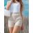 Kraťasy šortky letné elegantné dámske (S-XL) TALIANSKA MÓDA IMM24M16236