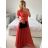 Šaty spoločenské elegantný krátky rukáv dámske (S/M ONE SIZE) TALIANSKA MÓDA IMPSH223589L/DUR - biela - S/M