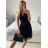 Šaty spoločenské elegantné letné bez rukávov dámske (S/M ONE SIZE) TALIANSKA MÓDA IMPSH2235841/DU S/M staroružová