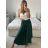 Nohavice letné háremky dlhé dámske (S/M/L ONE SIZE) TALIANSKA MÓDA IMD24199/DUR červená S/M