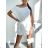 Šaty letné krátky rukáv dámske (S/M/L ONE SIZE) TALIANSKA MÓDA IMWCN24050