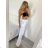 Nohavice dlhé mušelínové dámske (S/M/L ONE SIZE) TALIANSKA MóDA IMSM24050