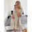 Šaty košeľové 3/4 dlhý rukáv dámske (S/M/L ONE SIZE) TALIANSKA MóDA IM724030