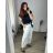 Nohavice dlhé dámske nadrozmer (3XL/4XL ONE SIZE) TALIANSKA MÓDA IMWQ24148