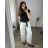 Nohavice dlhé dámske nadrozmer (3XL/4XL ONE SIZE) TALIANSKA MÓDA IMWQ24148