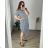 Košilové šaty 3/4 krátky rukáv dámska nadrozměr (50/52 ONE SIZE) TALIANSKA MODA IMSM24BETANY