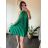 Šaty letné skladané bez rukávov dámske (S/M/L ONE SIZE) TALIANSKA MÓDA IMWDK24360 biela S / M