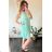 Šaty letné skladané bez rukávov dámske (S/M/L ONE SIZE) TALIANSKA MÓDA IMWDK24360 biela S / M