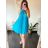 Šaty letné skladané bez rukávov dámske (S/M/L ONE SIZE) TALIANSKA MÓDA IMWDK24360