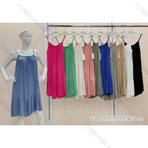 Šaty letné na ramienka dámske (S/M/L ONE SIZE) TALIANSKA MÓDA IMWBH24092
