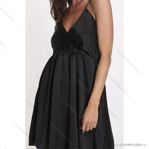 Šaty letné na ramienka dámske (S/M ONE SIZE) TALIANSKA MÓDA IMPDY245990