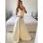 Šaty na ramienka elegantné dámske (S/M ONE SIZE) TALIANSKA MÓDA IMWAA24002