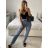 Rifle jeans dlhé dámske (XS-XL) LAULIA LAU24T093-9/DU S modrá