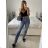 Rifle jeans dlhé dámske (XS-XL) LAULIA LAU24T093-9/DU S modrá