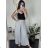 Nohavice letné háremky dlhé dámske (S/M/L ONE SIZE) TALIANSKA MÓDA IMD24199/DUR červená S/M