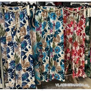 Nohavice dlhé letné dámske (S/M/L ONE SIZE) TALIANSKA MÓDA IMM24M1130