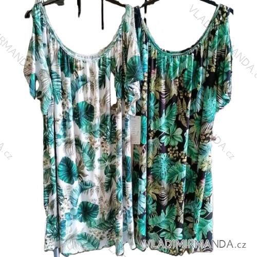Šaty letné icecool krátky rukáv dámske (S/M ONE SIZE) TALIANSKA MÓDA IMM24M939A