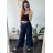 Nohavice dlhé dámske (S/M ONE SIZE) TALIANSKA MÓDA IMM24M4312