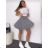 Sukně krátká s šortkami dámská (S/M ONE SIZE) ITALSKÁ MÓDA IMPGM2424505 -   svetlo modrá -   S / M