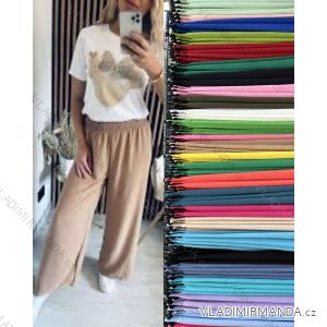 Nohavice dlhé letné oversize dámske (S/M/L ONE SIZE) TALIANSKA MÓDA IMWDA24627