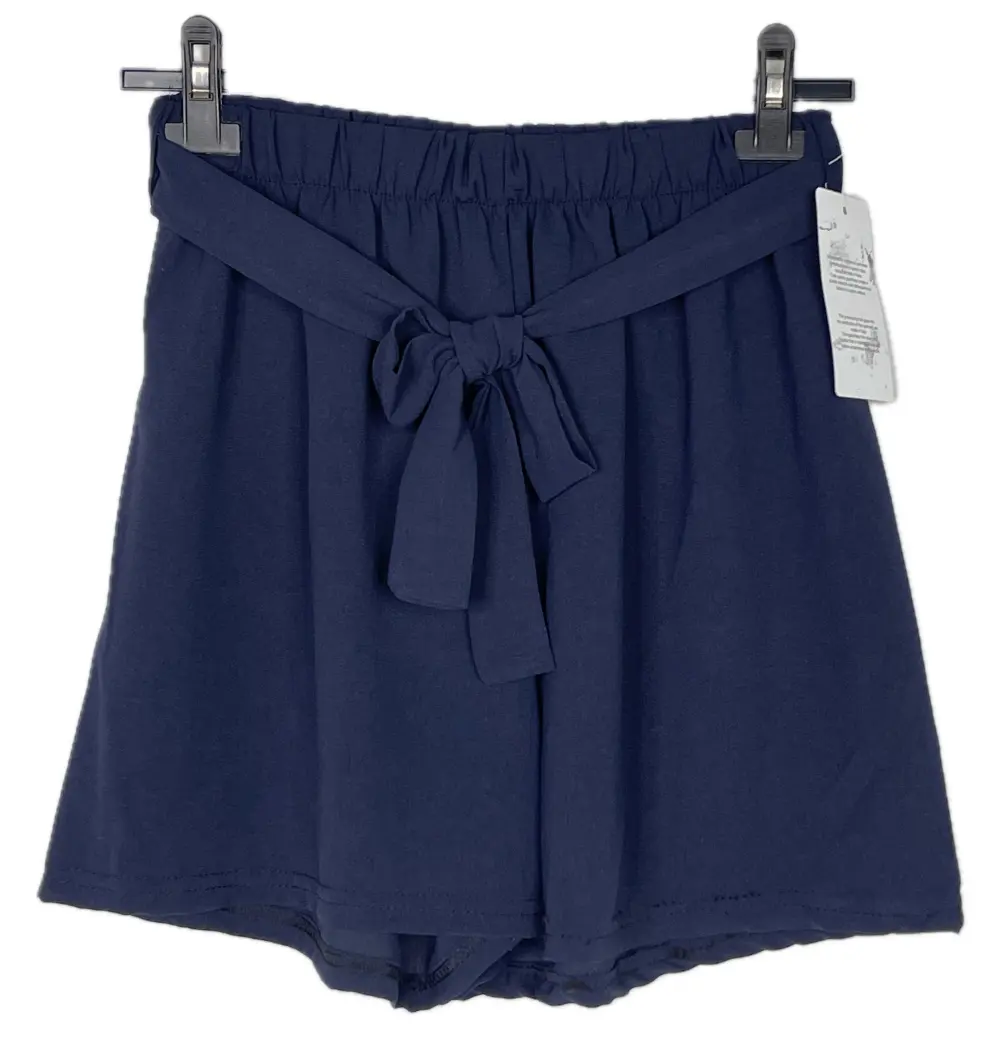 Kraťasy elegantní dámské (XS/S/M ONE SIZE) ITALSKÁ MÓDA IMPBB243609b tmavo modrá S / M