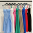 Šaty dlhé letné na ramienka dámske (S/M ONE SIZE) TALIANSKA MÓDA IMPMD2434537