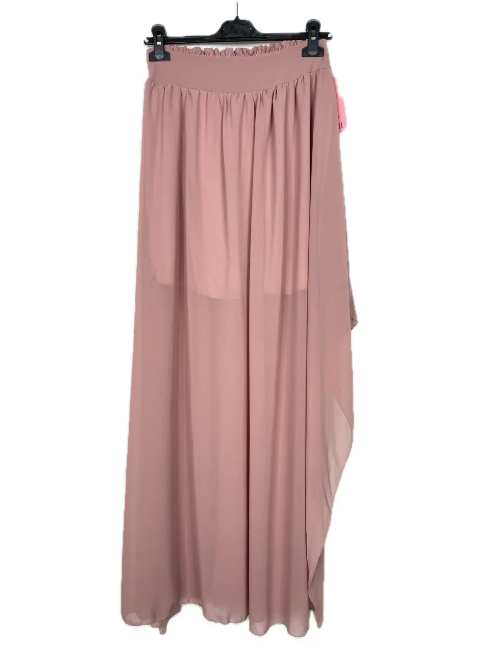 Sukně dlouhá letní dámská (XS/S/M ONE SIZE) ITALSKÁ MÓDA IMPBB24B6599 ružová staroružová S / M