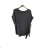 Tunika blúzka krátky rukáv dámska (M/L ONE SIZE) TALIANSKA MÓDA IMD21190/DUR kr. modrá M/L