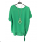 Tunika blúzka krátky rukáv dámska (M/L ONE SIZE) TALIANSKA MÓDA IMD21190/DUR kr. modrá M/L
