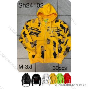 Mikina pánska s kapucňou nadrozmer (M-3XL) VINTE VIN24SH24102