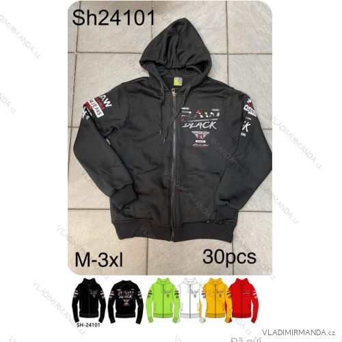 Mikina pánska s kapucňou nadrozmer (M-3XL) VINTE VIN24SH24101