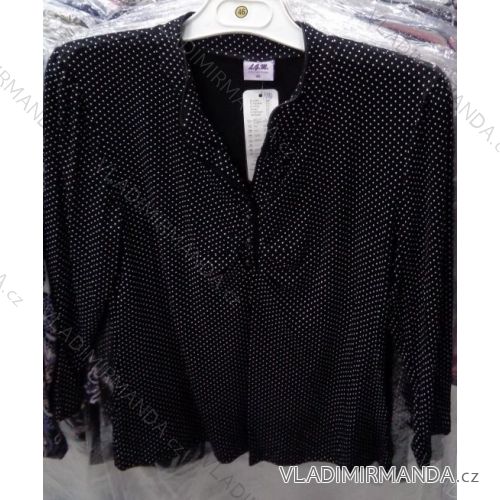 Blúzka dlhý rukáv dámska nadrozmerná (l-4XL) LGM POĽSKO LGM005