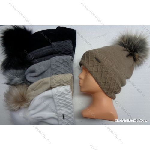 Čiapka zimná dámska zateplená flaušom (uni) Pama poľských výrobcov na A00003
