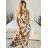 Šaty dlhé letné bez rukávov dámske (M/L, XL/XXL) AINUOSI TALIANSKA MODA IMB24A356