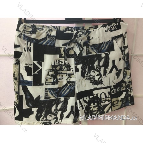 Kraťasy šortky letné dámske (S/M ONE SIZE) TALIANSKÁ MÓDA IMC18685/DUR S / M čierna