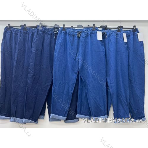Nohavice riflové dámske (44/46/48 ONE SIZE) TALIANSKA MóDA IM424511
