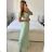 Šaty spoločenské elegantný krátky rukáv dámske (S/M ONE SIZE) TALIANSKA MÓDA IMPSH223589L/DUR - biela - S/M