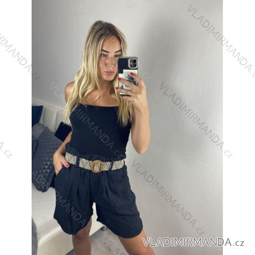 Kraťasy s opaskom dámske (S/M ONE SIZE) TALIANSKA MÓDA IMPSH242408