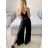 Nohavice dlhé letné dámske (S/M/L ONE SIZE) TALIANSKA MÓDA IMM24M29181/DU béžová S / M