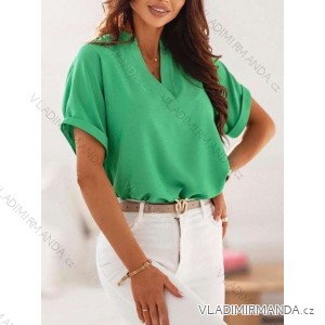 Tunika krátky rukáv dámska (S/M ONE SIZE) TALIANSKA MÓDA IMWGS23661/DUR