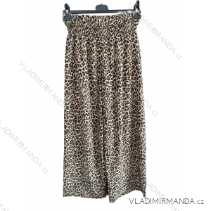 Nohavice dlhé letné oversize dámske (S/M/L ONE SIZE) TALIANSKA MÓDA IMWC24MONOPOLI