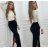 Sukňa dlhá dámska (S/M ONE SIZE) TALIANSKA MÓDA IMPBB24C34549/DUR -   zelená khaki -   S / M