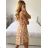 Šaty letné na ramínka dámske (S/M ONE SIZE) TALIANSKA MÓDA IMPGM247159