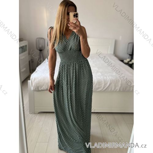 Šaty letné icecool bez rukávov dámske (M/L, XL/2XL) AINUOSI TALIANSKA MODA IMB247791/DUR