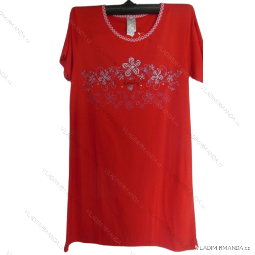 Košeľa nočná krátky rukáv dámska (m-2xl) IRIS FLOWER 23-566/D/12