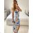 Šaty letné na ramienka dámske kvet (S/M ONE SIZE) TALIANSKA MÓDA IMPSH246357F/DU -   fialová -   S / M