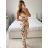 Šaty letné na ramienka dámske kvet (S/M ONE SIZE) TALIANSKA MÓDA IMPSH246357F/DU -   fialová -   S / M