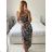 Šaty dlhé elegantné letné na ramienka dámske (S/M ONE SIZE) TALIANSKA MÓDA IMM24M33057