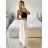Nohavice dlhé oversize dámske (S/M/L ONE SIZE) TALIANSKA MODA IM324KEYSY